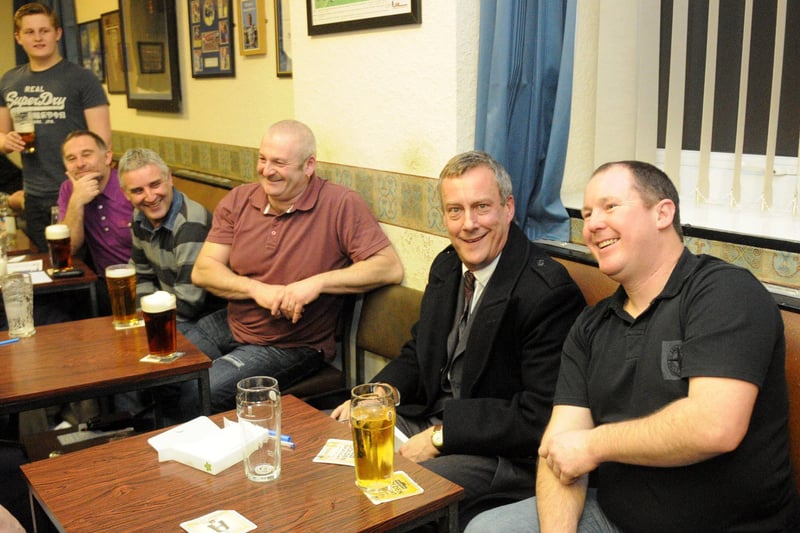 Stephen Tompkinson starred in the title role in the 2012 movie about a 1970s cop. Largely derelict terraced streets off Hartlepool's Hart Lane provided the backdrop. Tompkinson also found time to have a pint with locals at the Hartlepool United Supporters Club.