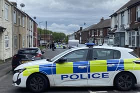 Police sealed off Kendal Road, in Hartlepool while dealing with the incident on May 5.