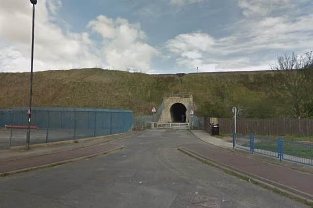 The man fell from a cliff near to the Brus Tunnel in Hartlepool. Photo: Google Maps.