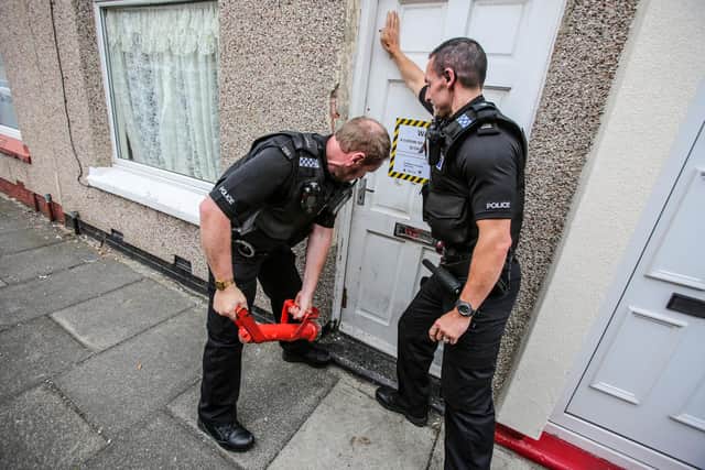 The house in Charterhouse Street where Laura Tunnicliffe was dealing drugs from was later shut down after the police and council were granted a closure order. Picture: Tom Banks.