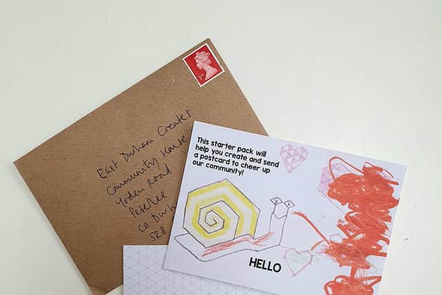 One of the art cards