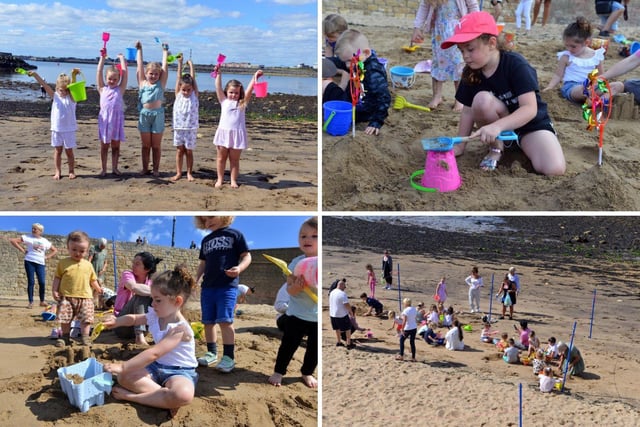 Fun in the sun - and the sand!