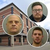 Just some of the Hartlepool criminals to have been locked up at Teesside Crown Court recently.