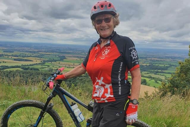 Sue Watson who has been selected to represent her country at World and European duathlons.