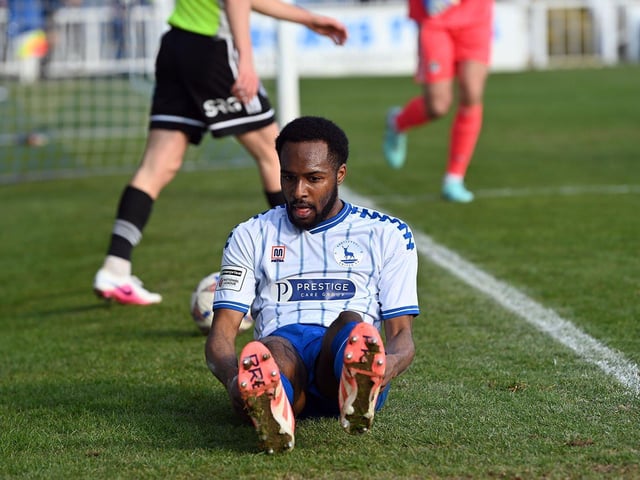 Did pretty well in the first half but won't have been too pleased with his role in two of Boreham Wood's goals. Failed to pick up Rush in the lead up to the in-form marksman's second - at the very least, he should have done more to warn Tom Parkes of the danger lurking over his shoulder - while he backed off the 25-year-old before he completed his hat-trick in added time.