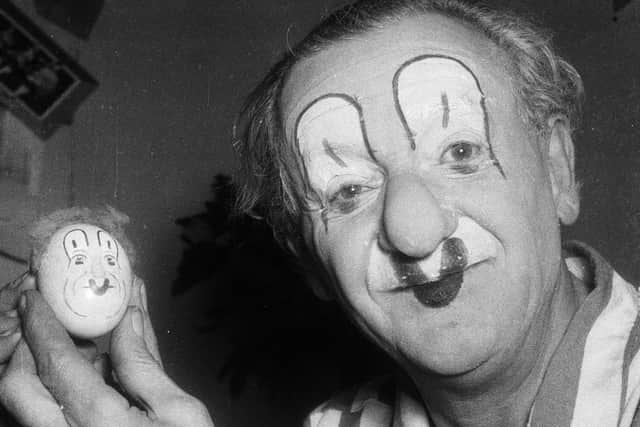 Coco the Clown.  (Photo by Peter Johnson/BIPs/Getty Images)