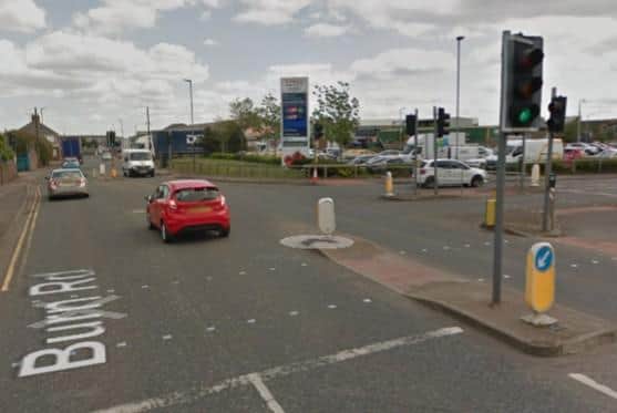 One person has been taken to hospital following a crash on Burn Road in Hartlepool. Image by Google Maps.