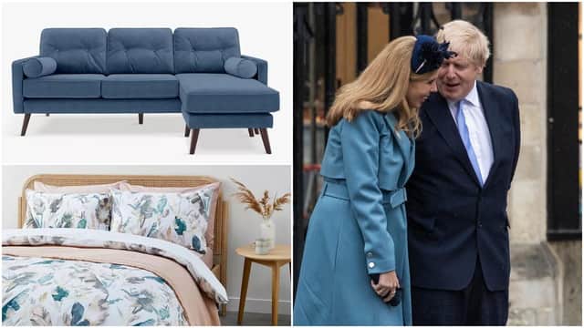 Boris Johnson and Carrie Symonds allegedly turned their noses up at Theresa May's John Lewis furniture (Getty Images/John Lewis)