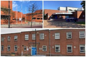 Some of the buildings set to be transferred to the new Hartlepool Mayoral Development Corporation: Hartlepool Civic Centre and former magistrates court, Mill House Leisure Centre and (below) Aneurin Bevan House.
