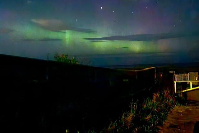 Chris Brown managed to catch this mesmerising shot of the aurora over Hartlepool.