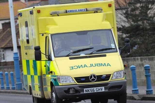 The North East Ambulance Service took two patients to hospital.