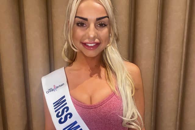 Lydia was among more than 30 contestants competing for the Miss Great Britain title.