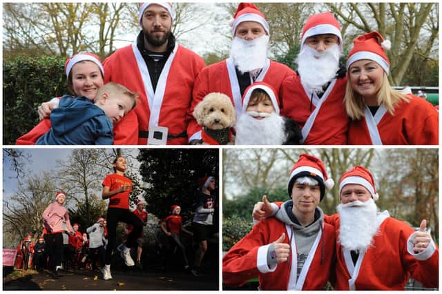 Just some of photographer Tim Richardson's photos from Hartlepool Alice House Hospice's annual Santa Run.