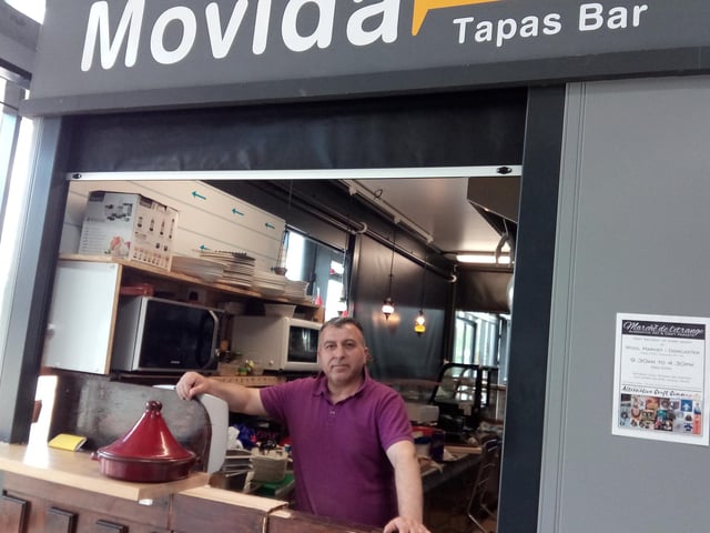 Doncaster Market trader Joseph Candir at his stall he hopes to open next month