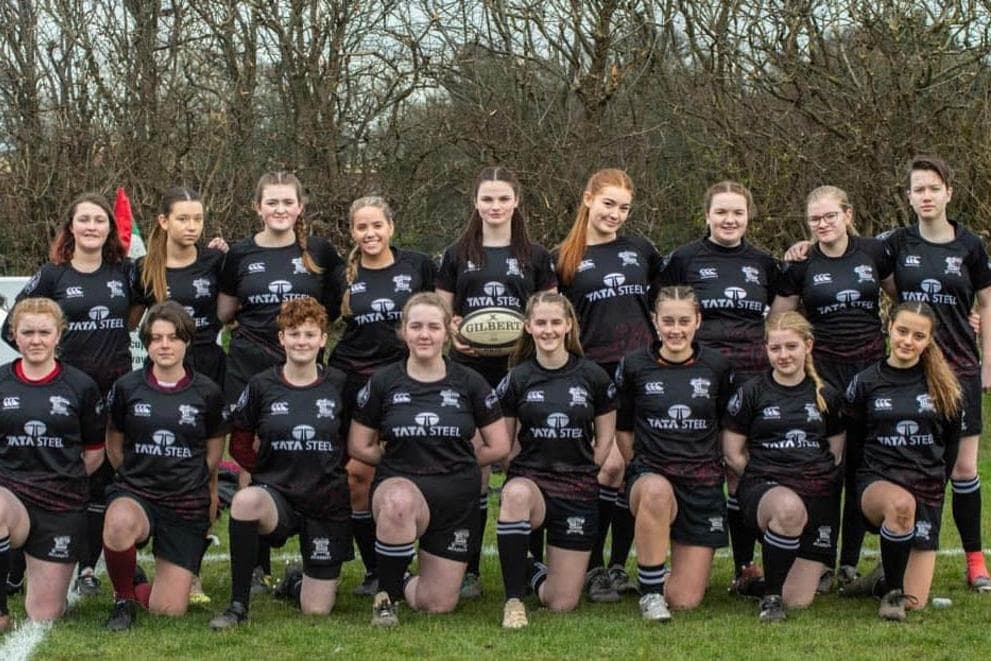 Hartlepool Rugby Club celebrate recent successes by girls’ team