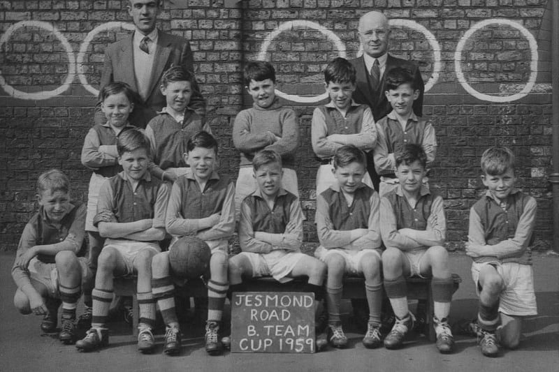 A Jesmond Road school football team picture from 1959.