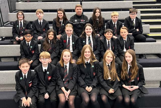 Some of English Martyrs School and Sixth Form College's anti-bullying ambassadors.