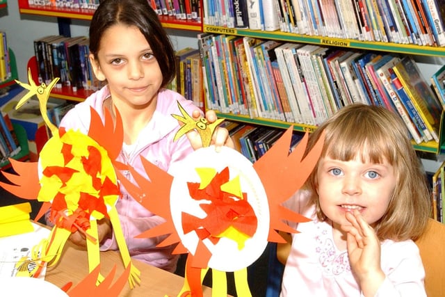 A flashback to a 2007 craft day at Owton Manor Library which was held with a Roald Dahl theme.