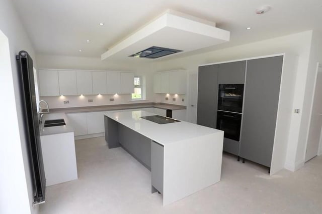 The new five bed detached home in Hart on the Hill boasts a spacious kitchen.