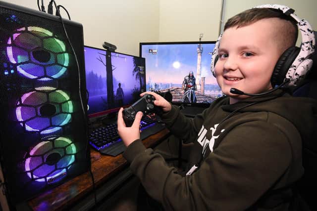 Leo Picken played computer games 24 hours to raise money in memory of big brother Benji Catchpole.