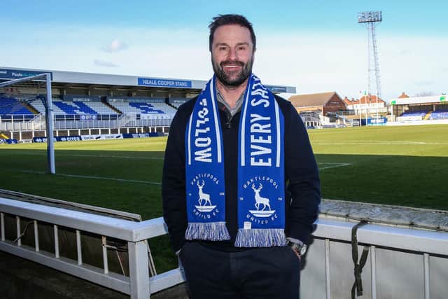 Hartlepool United sporting director Darren Kelly will be tasked with leading the club's recruitment and negotiations this summer. (Photo: Mark Fletcher | MI News)