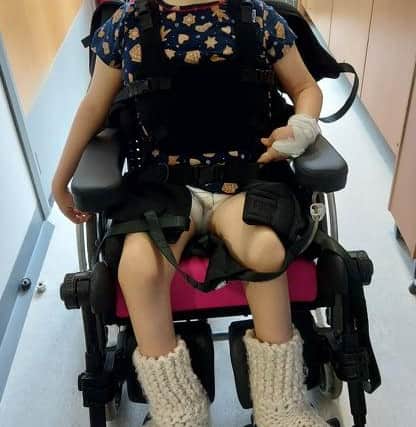 Talia Foster who has grown six inches after surgery, said her mum.