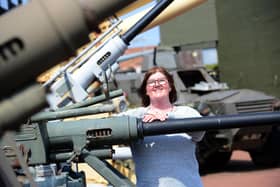 Heugh Battery Museum manager Diane Stephens on site.
