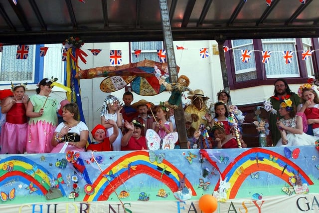 A Dyke House float looked great in this carnival scene from 19 years ago.