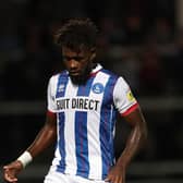 Hartlepool United's Rollin Menayese has been out of action since the 2-1 win over Doncaster Rovers. (Credit: Mark Fletcher | MI News)