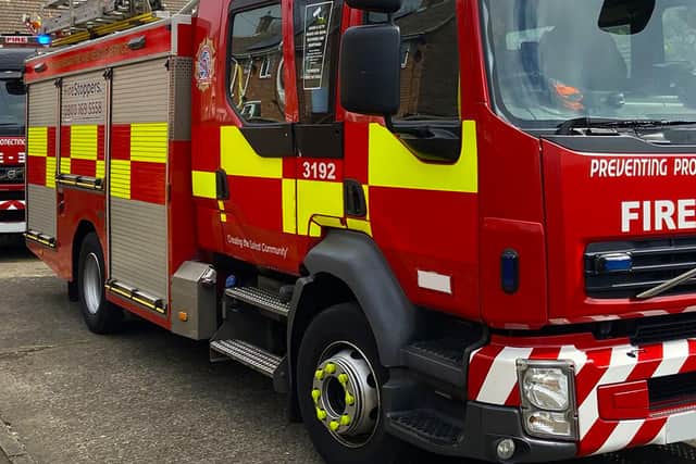 Cleveland fire brigade were called to reports of a fire at the Hartlepool recycling centre.