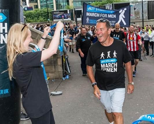 Jeff Stelling who is urging men to get tests for prostate cancer.
