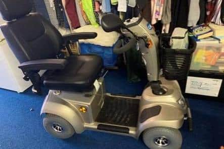 The missing mobility scooter.