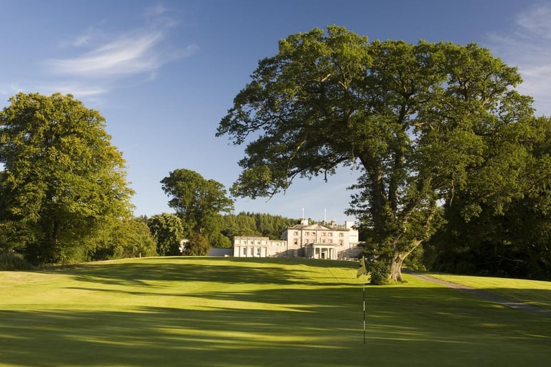 The Cally Palace Hotel enjoys a beautiful location in the Dumfries and Galloway countryside near Castle Douglas and has a golf course and an indoor leisure complex.
