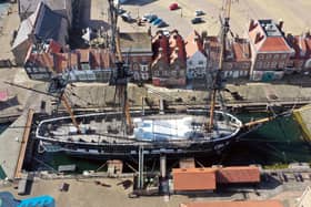 HMS Trincomalee is to be repainted this summer.