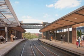 A new image of what Hartlepool Rail Station will look like following a £12m upgrade.