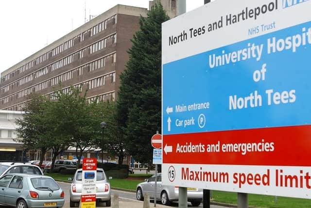 The University Hospital of North Tees.