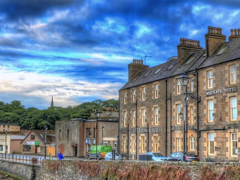 “If you’re looking for an iconic landmark to highlight your NC500 journey, look no further than Ebenezer Place, the World’s Shortest Street and the home of Mackays Hotel!" says Ellie Lamont, owner of the family run hotel in Wick, "It was so named in recognition of the kindness and caring shown by the townsfolk of Wick to Alexander Sinclair, the man who built the hotel in 1887."