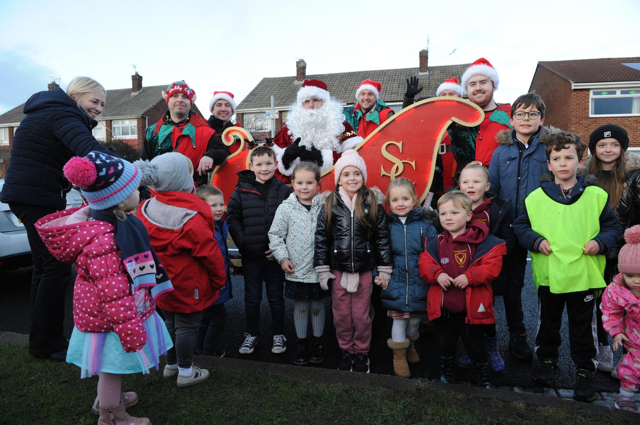 Santa And His Elves Visit Hartlepool On, Hartlepool Round Table Santa Tour