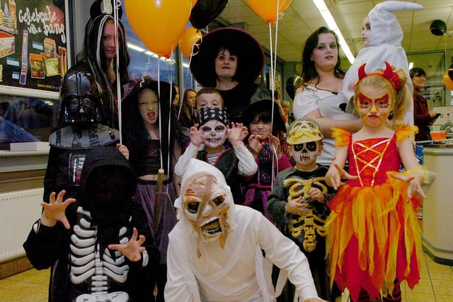 Staff and children at Aldi in Dunstan Road donned fancy dress in this scene from 15 years ago.