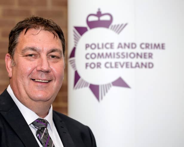 Hartlepool and Cleveland Police and Crime Commissioner  Steve Turner.