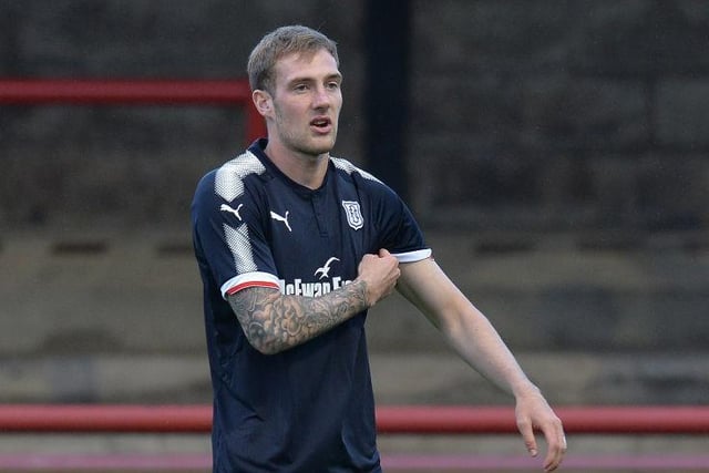 The fullback made over 100 appearances for Dundee after being brought in by Hartley in 2015. Holt, 29, currently plays for Partick Thistle having joined last summer. (Photo by Mark Runnacles/Getty Images)