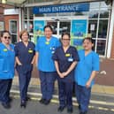 Some of the first intake of Filipino nurses are pictured at the University Hospital of Hartlepool.