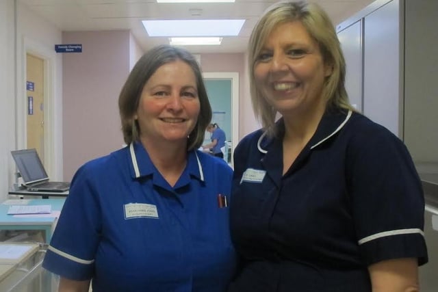 From left, Anne-Marie Jones and Julie Gray join the North Tees and Hartlepool NHS Foundation Trust.