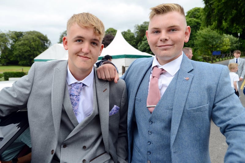 Two Year 11 pupils.