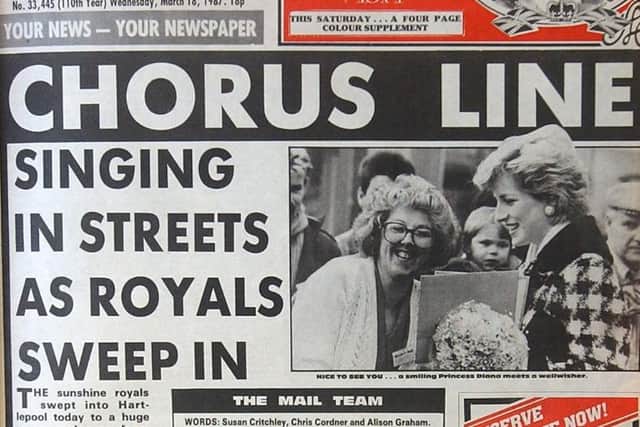 How the Hartlepool Mail reported the special day.
