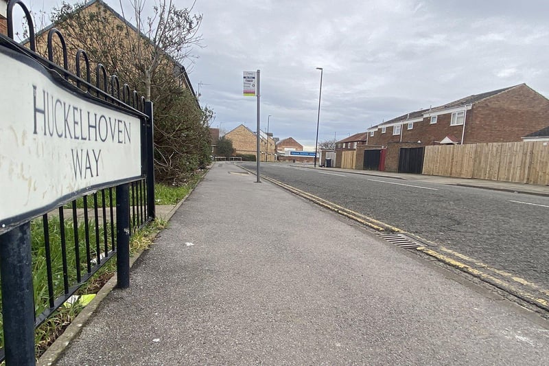 £60,000 will be spent on improving a section of Huckelhoven Way.