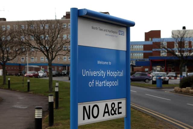 The University Hospital of Hartlepool. 