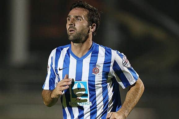 Tommy Miller of Hartlepool United in action during the Sky Bet League Two match between Northampton Town and Hartlepool United at Sixfields Stadium on September 16, 2014 in Northampton, England.  (Photo by Pete Norton/Getty Images)