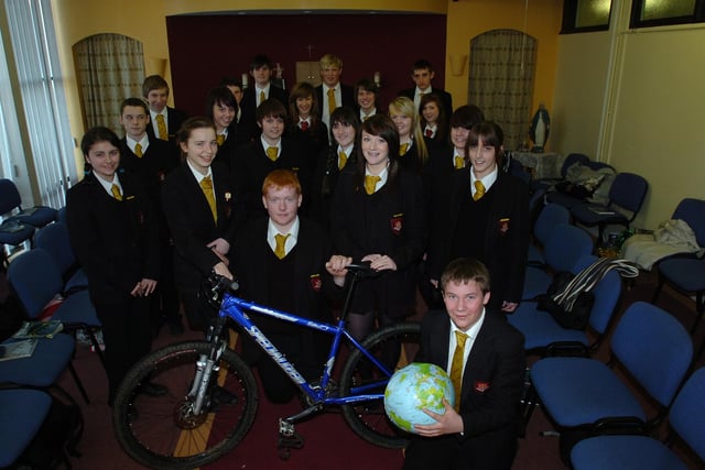 These English Martyr School and Sixth Form students were heading to the Gambia in 2009.