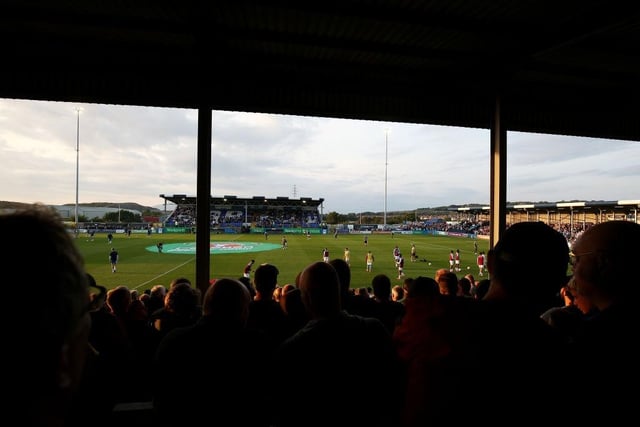 Barrow will be under new management next season following Pete Wild's appointment. The Cumbrians averaged over 3,000 supporters during the 2021/22 season. (Photo by Lewis Storey/Getty Images)
